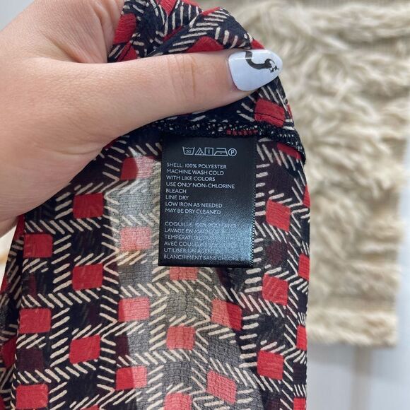 OU Chiffon L/S Sheer Top - Picture 11 of 13